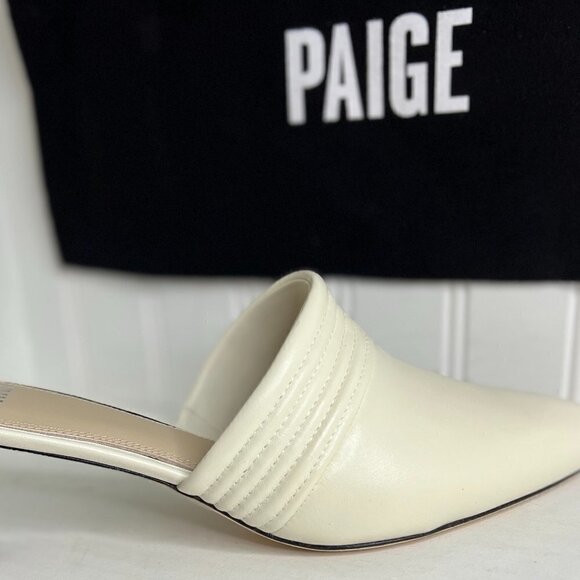 Paige Poppy in Leather Bone Size 9.5 - Picture 2 of 6